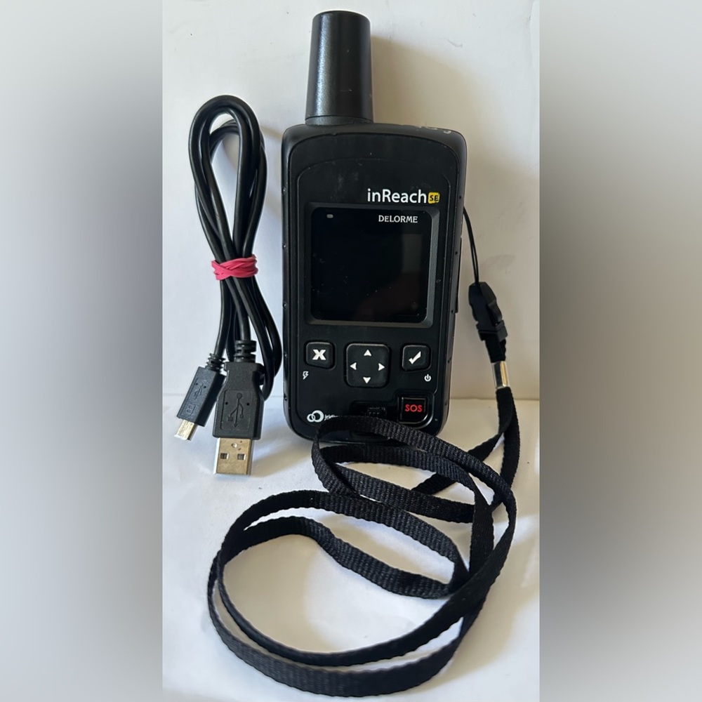 DeLorme inReach SE Satellite Communicator Model INRCH20 Handheld GPS Transmitter